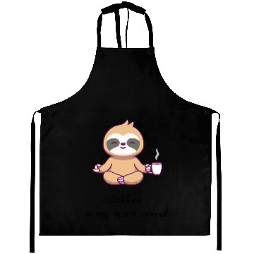 Discover Coffee Sloth Aprons