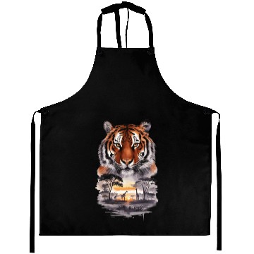 Discover Tiger Paradise Jungle for a Tiger lovers Aprons