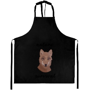 Discover fox nature survival camping Aprons