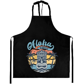 Discover Vintage Beach Aloha Hawaii Aprons
