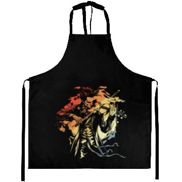 Discover Violin Player Drawing Vintage Look Aprons