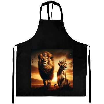 Discover Lions and Crowns Aprons