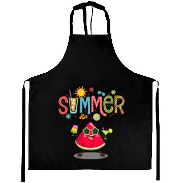 Discover Summer Vibes: Fresh Watermelon Design! Aprons