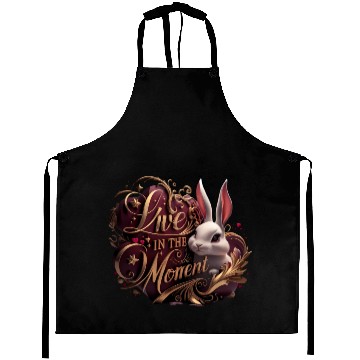 Discover Live in the Moment,Present Life Aprons