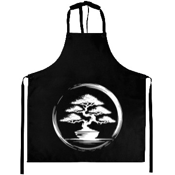 Discover Vintage Japanese Aesthetic Bonsai Tree Aprons