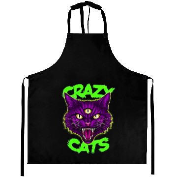 Discover CRAZY CAT Aprons