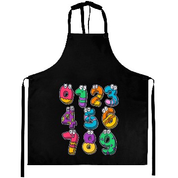 Discover Funny Number Maths Back To School Teacher Kids Aprons