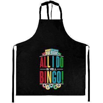 Discover All I Do Is Yell Bingo Professional Caller Aprons