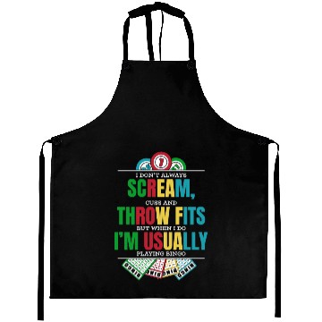 Discover Don't Always Scream Daubers Professional Caller Aprons