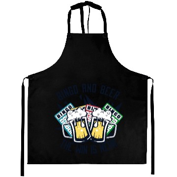 Discover Bingo And Beer The Win is Near Daubers Aprons