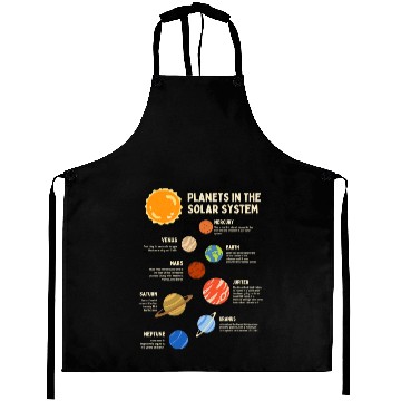 Discover Colorful Solar System Planets Space Science Aprons
