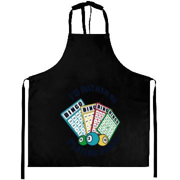 Discover I'd Rather Be Playing Bingo Professional Caller Aprons