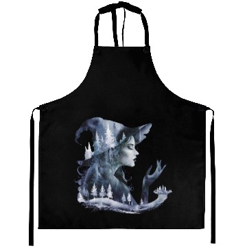 Discover Witch Forest Trees Face Witch Head Nature Lovers Aprons
