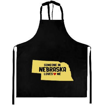 Discover Someone In Nebraska Loves Me Aprons
