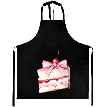 Discover Cake with a pink bow Aprons