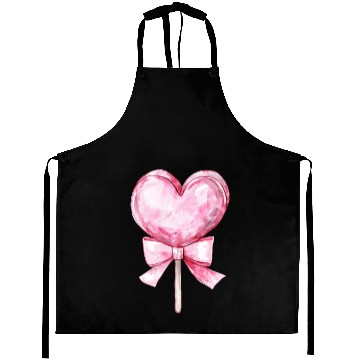 Discover Lollipop with a pink bow Aprons
