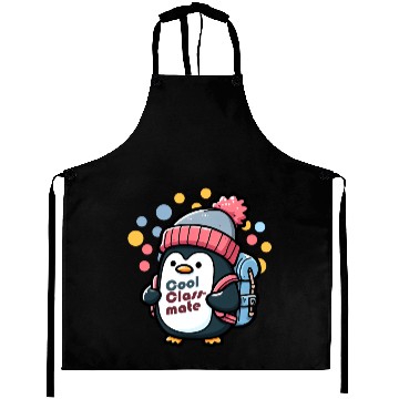 Discover Penguin Pinguin back to school cool classmates Aprons