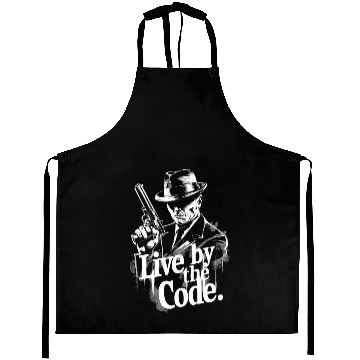 Discover Mobster Gangster Mafia Organized Crime Boss Aprons