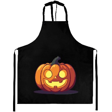 Discover Happy Jack-o'-Lantern Pumpkin Aprons