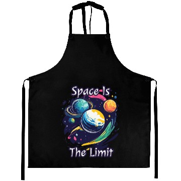Discover Space Is The Limit Motivational Aprons