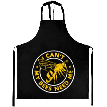 Discover Beekeeper Funny I Cant My Bees Need Me Beekeeping Aprons