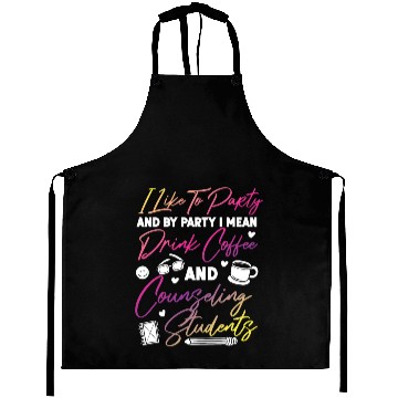 Discover School Counselor Coffee I Like To Aprons