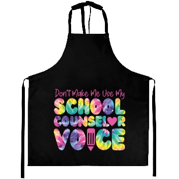 Discover School Counselor Tie Dye Don't Aprons