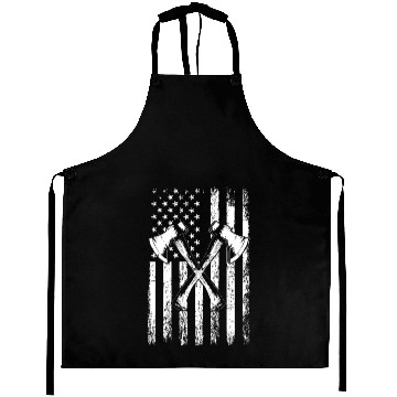 Discover axe throwing american flag Aprons