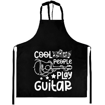 Discover Cool people play guitar Aprons