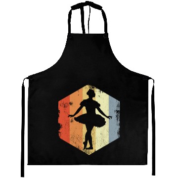 Discover Ballet Girl Sketch Vintage Look Aprons