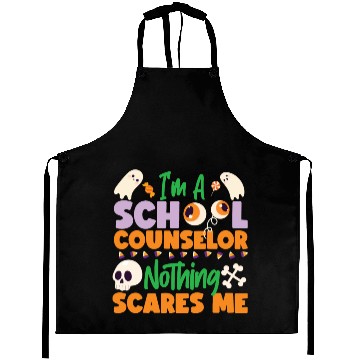 Discover School Counselor Mom Halloween I'm Aprons