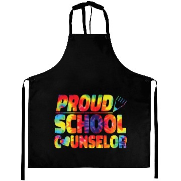 Discover School Counselor Tie Dye Proud Aprons