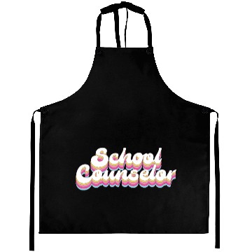 Discover School Counselor Retro 80s 90s Aprons