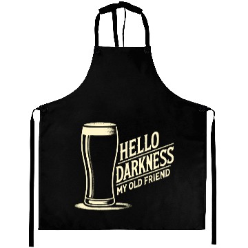 Discover Stout Beer Dark Friend Aprons
