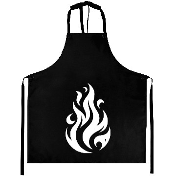 Discover T Tattoo Flames Fire Illustration Design Aprons