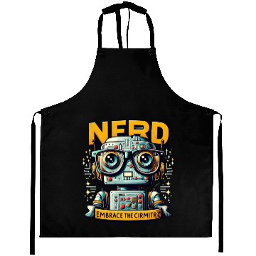 Discover NERD EMBRACE THE CIRMITRY Aprons