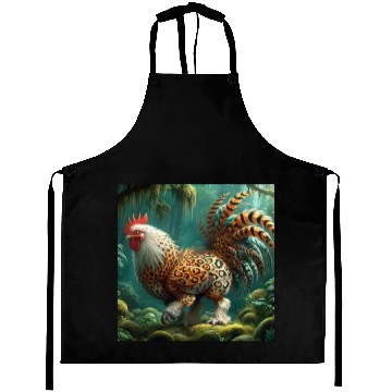 Discover The chicken-leopard Aprons