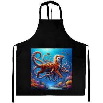 Discover The octopus-tiger Aprons