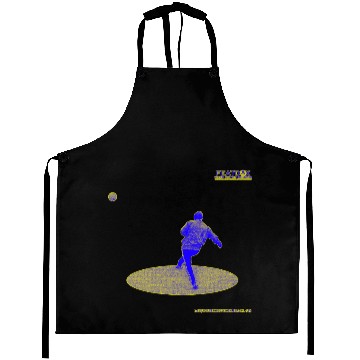 Discover Blue Yellow Knuckleball 18 Aprons