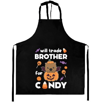 Discover Wombat Halloween Trade Brother For Candy Aprons