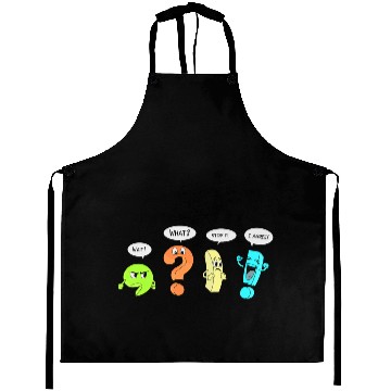 Discover Punctuation Party English Teacher Wait What Stop F Aprons