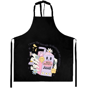 Discover Mental Health Skeleton Aprons