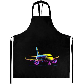 Discover Aircraft Cartoon Style Aprons