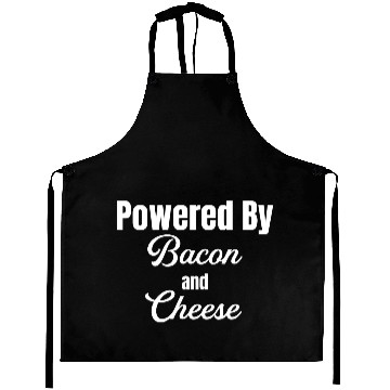 Discover Powered By Bacon and Cheese Meaty Barbecue BBQ Aprons