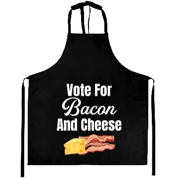 Discover Vote For Bacon and Cheese Lover Meaty Barbecue Aprons