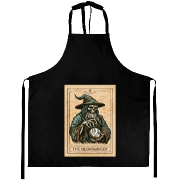 Discover Necromancer - Spooky Necromancer Bones Necromancer Aprons