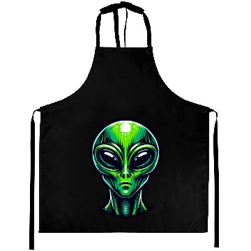 Discover Green Alien Aprons