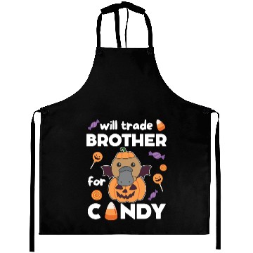 Discover Platypus Halloween Trade Brother For Candy Aprons