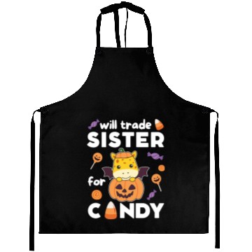 Discover Giraffe Halloween Trade Sister For Candy Aprons