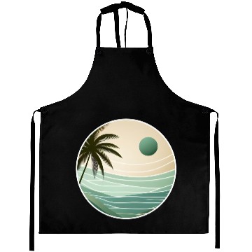 Discover Tropical Sunset Serenity Aprons